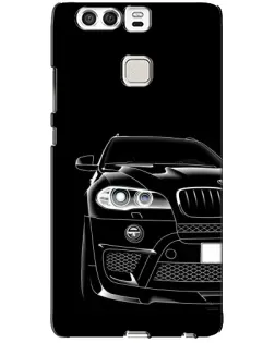 Чохол для Huawei P9 з картинкою «Темний силует BMW»