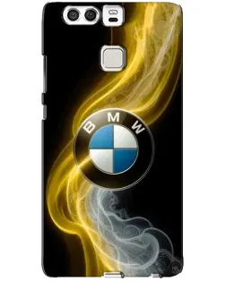 Чохол для Huawei P9 з картинкою «Золотистий дим BMW»