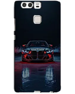 Чохол для Huawei P9 з картинкою «BMW на мокрій дорозі»