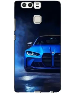 Чохол для Huawei P9 з картинкою «Блакитна BMW M4»