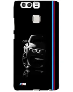 Чохол для Huawei P9 з картинкою «Силует BMW в темряві»
