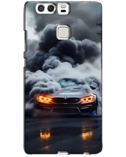 Чохол для Huawei P9 з картинкою «BMW у диму» Чохол для Huawei P9 з картинкою «BMW у диму»