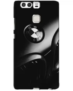 Чохол для Huawei P9 з картинкою «Емблема BMW — макро»