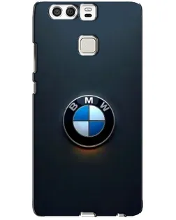 Чохол для Huawei P9 з картинкою «Логотип BMW — мінімалізм»