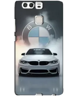 Чохол для Huawei P9 з картинкою «BMW в білому диму»
