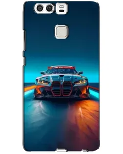 Чохол для Huawei P9 з картинкою «BMW — вогні неону»
