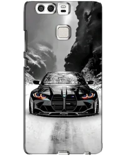 Чехол для Huawei P9 с картинкой «BMW — акварельный дрифт» Чехол для Huawei P9 с картинкой «BMW — акварельный дрифт»