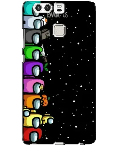 Чехол для Huawei P9 с картинкой «Команда Among Us»