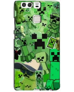 Чохол для Huawei P9 з картинкою «Кріпери Minecraft» Чохол для Huawei P9 з картинкою «Кріпери Minecraft»