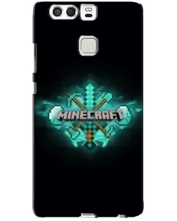 Чохол для Huawei P9 з картинкою «Minecraft Diamond лого» Чохол для Huawei P9 з картинкою «Minecraft Diamond лого»