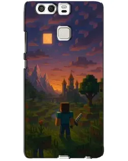 Чохол для Huawei P9 з картинкою «Стів біля вежі» Чохол для Huawei P9 з картинкою «Стів біля вежі»