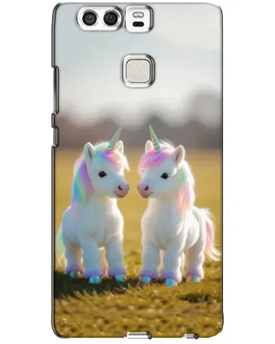 Чехол для Huawei P9 с картинкой «Пара единорогов» Чехол для Huawei P9 с картинкой «Пара единорогов»