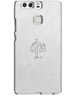 Чохол для Huawei P9 з картинкою «Івана 3:16 Хрест»