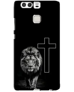 Чохол для Huawei P9 з картинкою «Лев та Хрест»