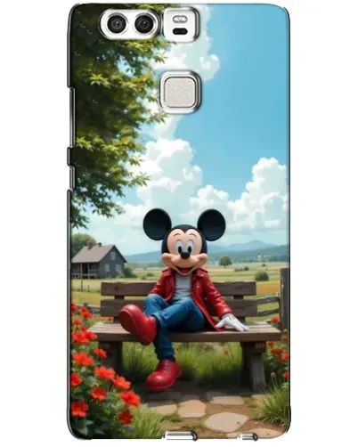 Чехол для Huawei P9 с картинкой «Микки на скамейке» Чехол для Huawei P9 с картинкой «Микки на скамейке»