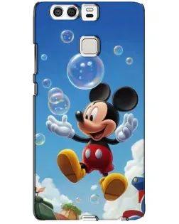 Чехол для Huawei P9 с картинкой «Mickey и мыльные пузыри»