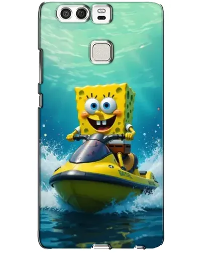 Чехол для Huawei P9 с картинкой «Спанч Боб на гидроцикле» Чехол для Huawei P9 с картинкой «Спанч Боб на гидроцикле»