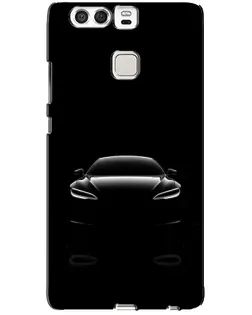 Чохол для Huawei P9 з картинкою «Силует Tesla Night»
