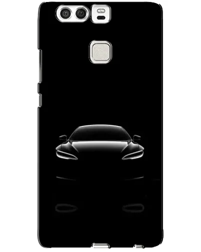 Чохол для Huawei P9 з картинкою «Силует Tesla Night»
