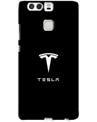 Чохол для Huawei P9 з картинкою «Tesla White Logo»