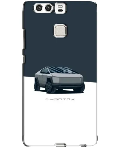 Чохол для Huawei P9 з картинкою «Сріблястий Cybertruck Tesla»