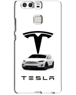 Чохол для Huawei P9 з картинкою «Tesla White Style»