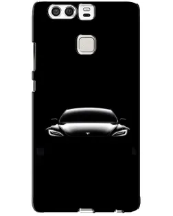 Чохол для Huawei P9 з картинкою «Фари Tesla Night»