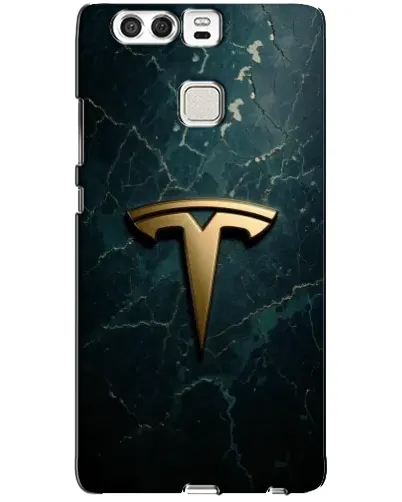 Чохол для Huawei P9 з картинкою «Мармурова Tesla Gold»