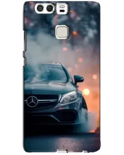 Чохол для Huawei P9 з картинкою «Mercedes — нічне місто»
