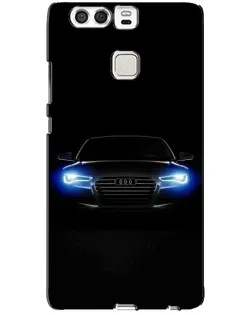 Чохол для Huawei P9 з картинкою «Audi в неоні»