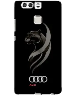 Чохол для Huawei P9 з картинкою «Графіка — пантера та Audi»