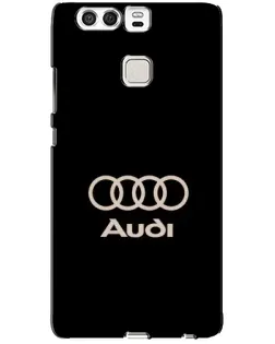 Чохол для Huawei P9 з картинкою «Audi — золотий логотип»