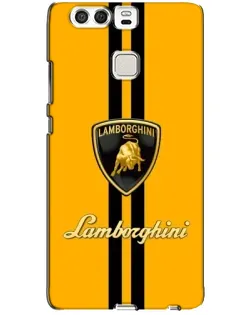 Чохол для Huawei P9 з картинкою «Lamborghini Stripe жовтий»