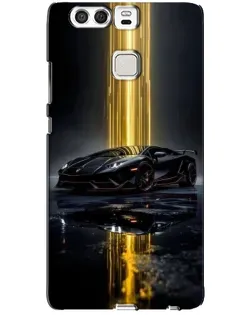 Чохол для Huawei P9 з картинкою «Нічний Lamborghini драйв»