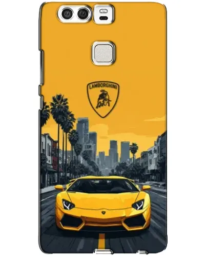 Чохол для Huawei P9 з картинкою «Жовтий Lamborghini місто» Чохол для Huawei P9 з картинкою «Жовтий Lamborghini місто»