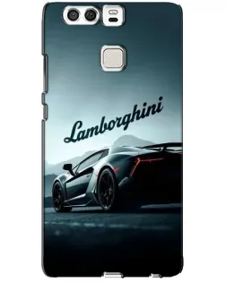 Чохол для Huawei P9 з картинкою «Класичний Lamborghini надпис»