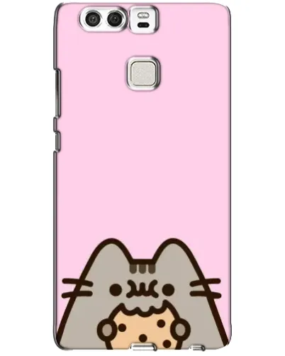 Чехол для Huawei P9 с картинкой «Pusheen и печенье»