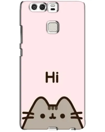 Чехол для Huawei P9 с картинкой «Пушин говорит Hi»