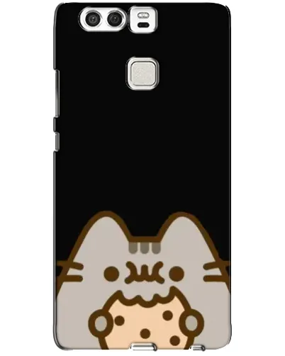 Чехол для Huawei P9 с картинкой «Пушин на черном»