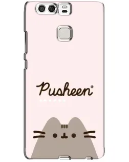 Чехол для Huawei P9 с картинкой «Pusheen логотип»