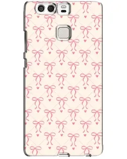 Чохол для Huawei P9 з картинкою «Рожеві бантики Coquette»