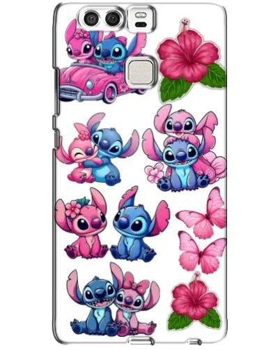 Чохол для Huawei P9 з картинкою «Стікери Stitch та Angel» Чохол для Huawei P9 з картинкою «Стікери Stitch та Angel»