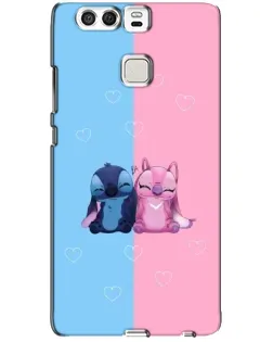 Чохол для Huawei P9 з картинкою «Stitch та Angel Love»