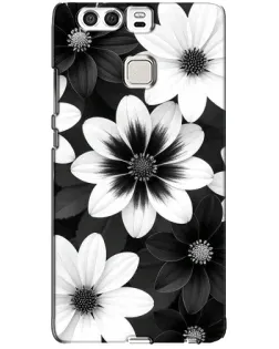 Чохол для Huawei P9 з картинкою «Монохромні айстри»