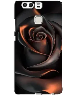 Чохол для Huawei P9 з картинкою «Шовкова чорна троянда»