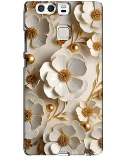 Чохол для Huawei P9 з картинкою «Білі паперові квіти»