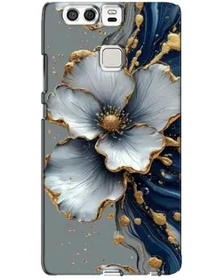 Чохол для Huawei P9 з картинкою «Біла квітка та золотий флюїд»