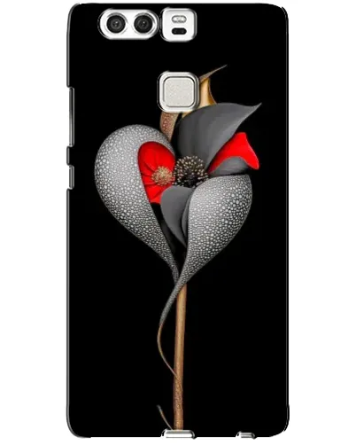 Чехол для Huawei P9 с картинкой «Серебряный фантазийный цветок» Чехол для Huawei P9 с картинкой «Серебряный фантазийный цветок»