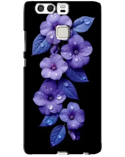 Чехол для Huawei P9 с картинкой «Фиолетовые цветы с росою» Чехол для Huawei P9 с картинкой «Фиолетовые цветы с росою»