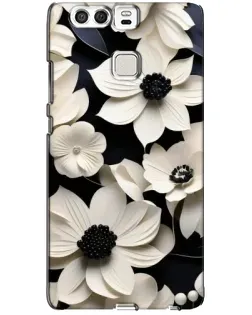 Чохол для Huawei P9 з картинкою «Об'ємні білі квіти»